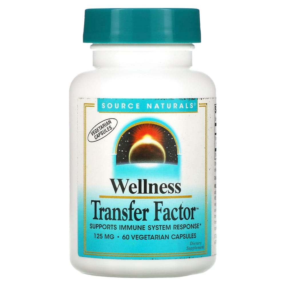 Source Naturals Wellness Transfer Factor 125mg Veggie-Kapseln, 60 Stück