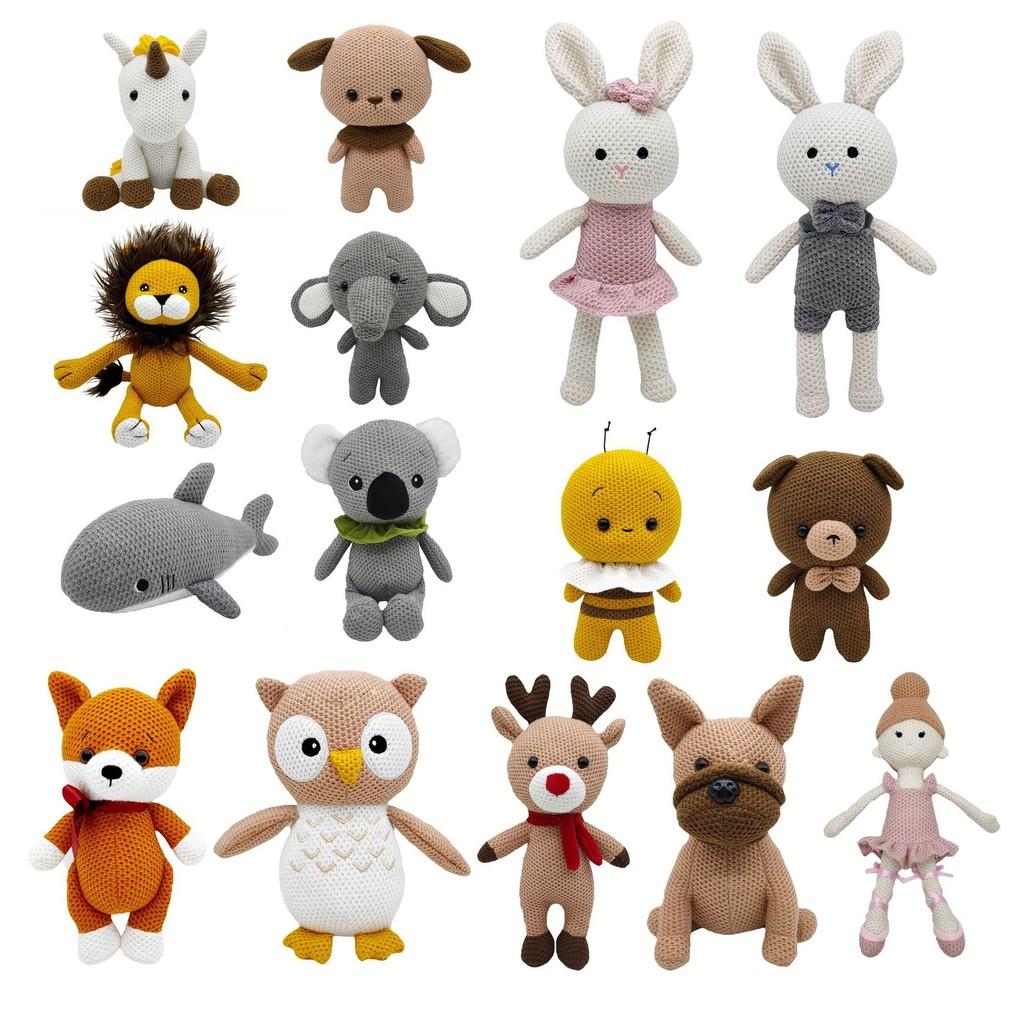 Handmade Crochet Amigurumi Plush Doll Collection Adorable Animal Characters In Soft Pp Cotton