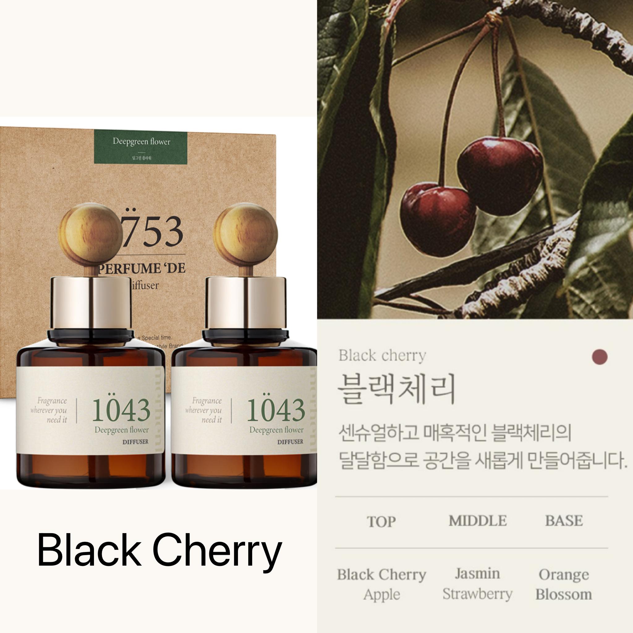 

MERHENT Корейский АВТОМОБИЛЬНЫЙ ДИФФУЗОР 80 мл x 2 / Подарочное издание Black Cherry 80ml x 2