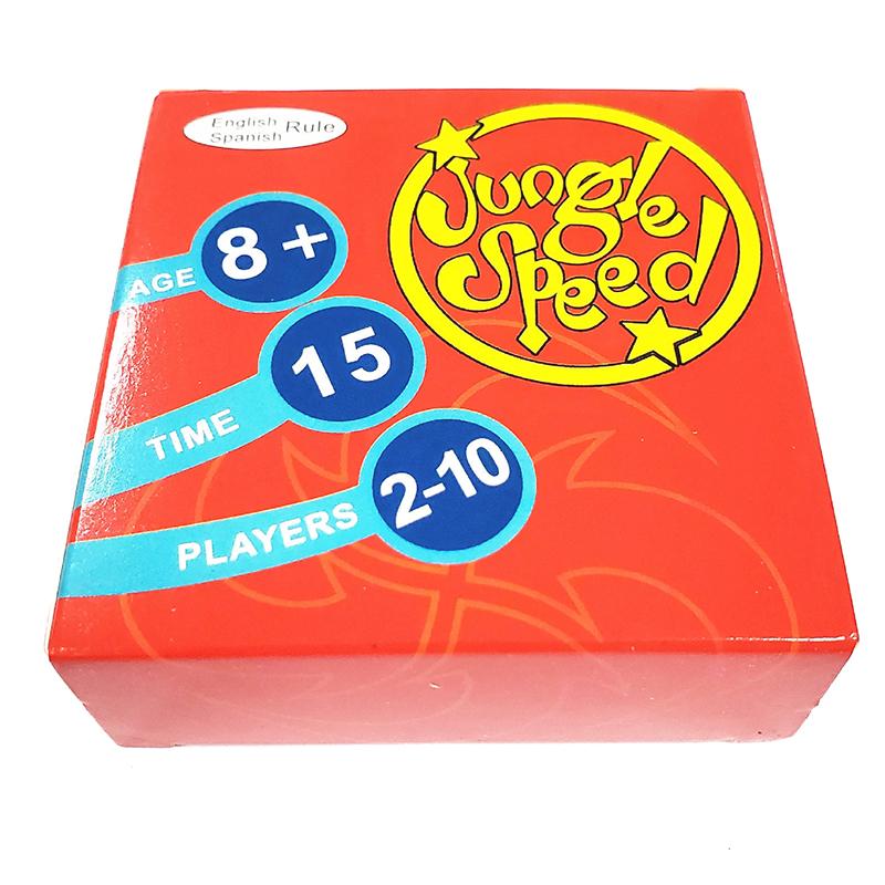 Domowa rozrywka Akcesoria DIY Gra planszowa Jungle Brązowy żeton z drewna Run Fast Pair Forest Speed Party Cards Game