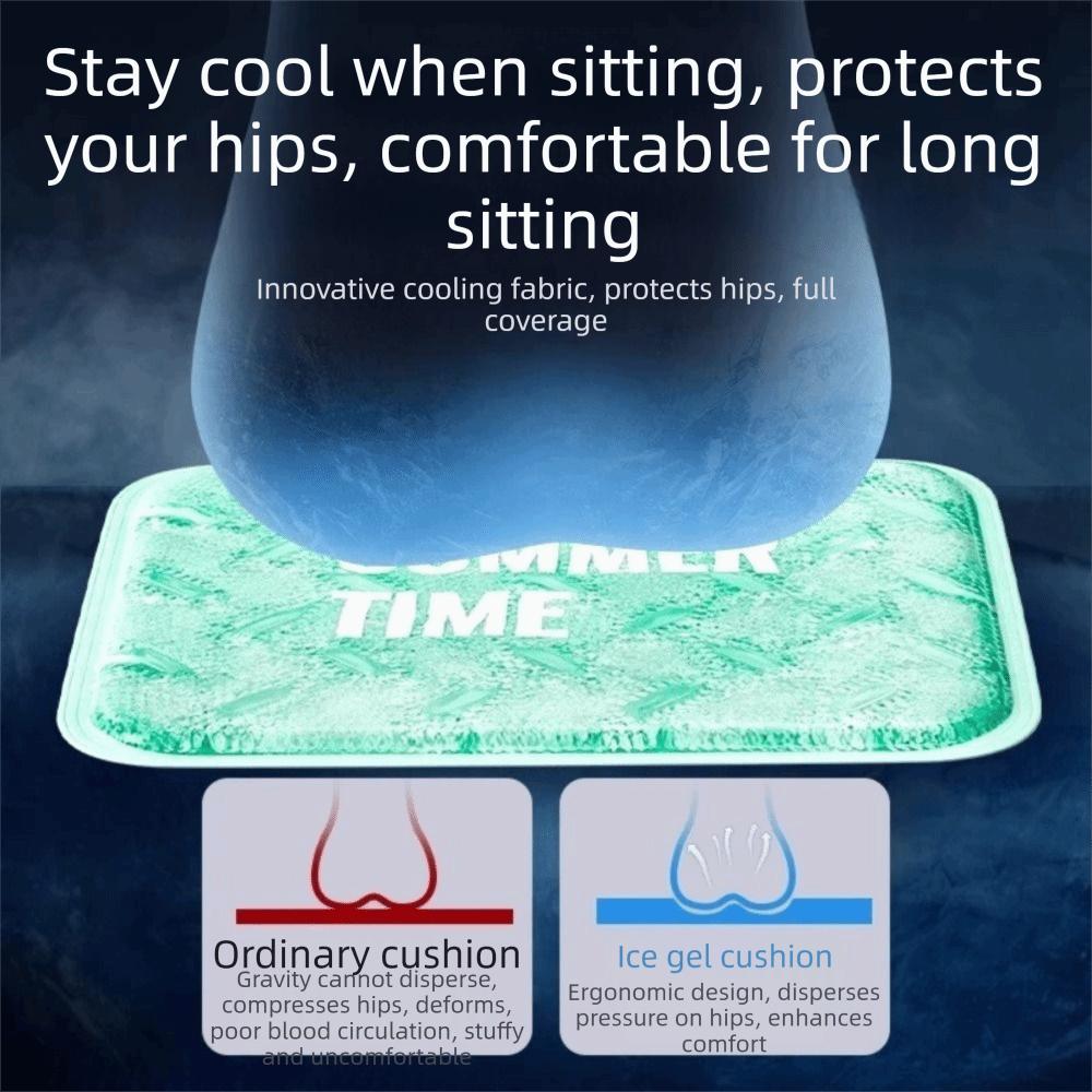 No Water Injection Cooling Gel Seat Cushion Ice Bead Structure Non-Inflatable Cushion  Car Seats