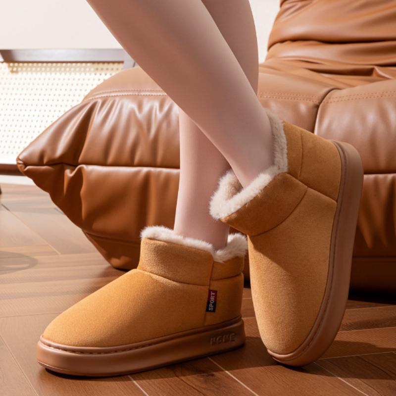 Autumn and Winter Women's Home Plush Slippers Soft Comfortable Fashionable Slipper for Indoor and Outdoor Shoes