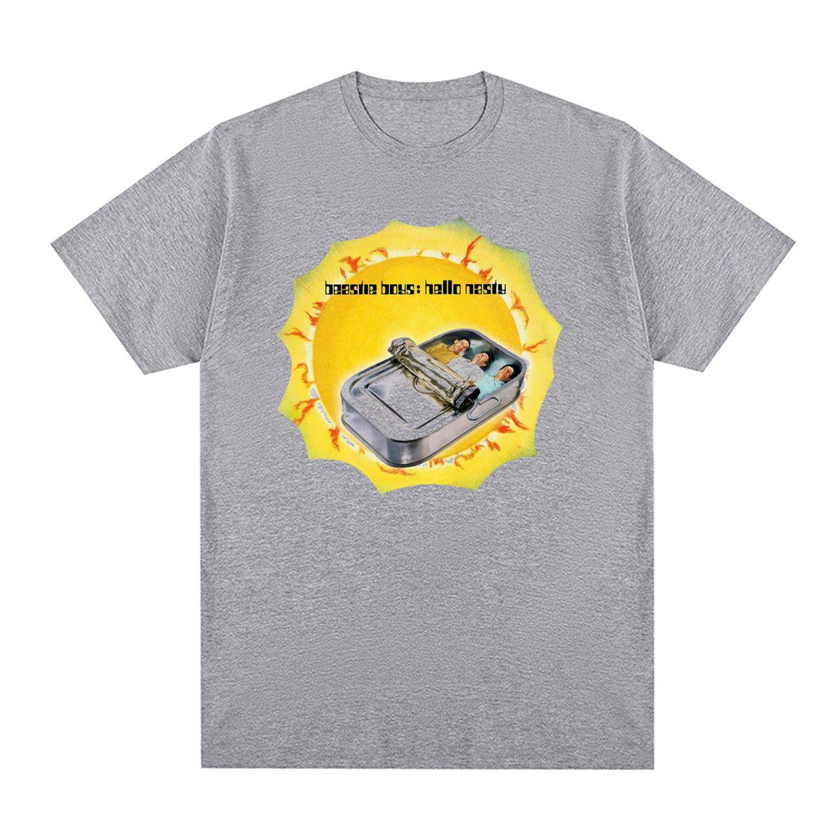 Beastie Boys Hello Nasty Винтажная Футболка Хип-Хоп Музыка Хлопок Мужская Футболка Новая Футболка Женские Топы S