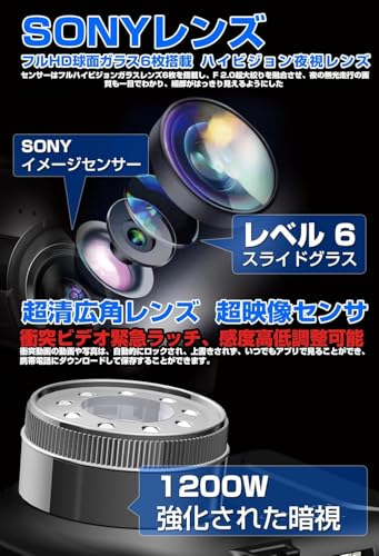 TORAKIND [2026 Industry] Dashcam, Front and Rear Dual Cameras, Compact, 1296P, Uses Sony Image Sensor, 3-inch LCD Screen, HD Quality, 32GB Card Includ