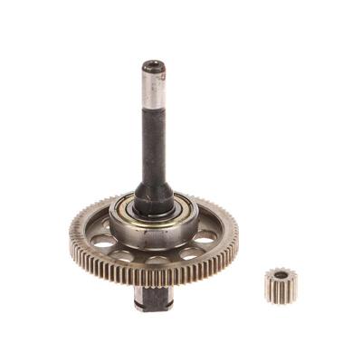 Mini Ingranaggio con Albero per Elettroutensili Motosega Tipo 550 14 Denti Gruppo Ingranaggi Motore Brushless