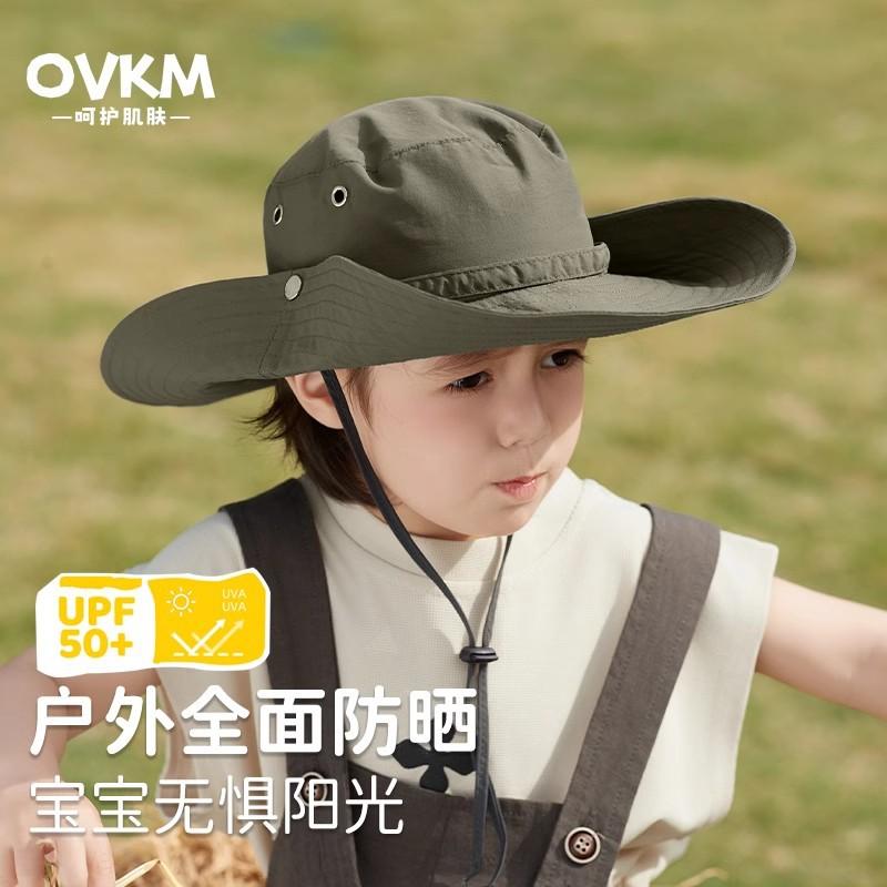 Children bucket hat outdoor boys sun hat camping hiking sun hat girls big brim sun hat middle older children