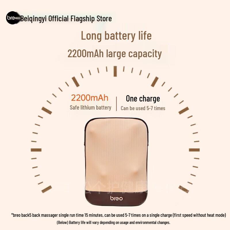Breo Back5 Waist and Back Massage Cushion CN plug (adapter included)