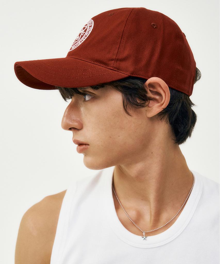Peulomaleul Signature Logo Ball Cap / Burgundy