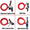 Car Atmosphere Lights LED Cold Light Line Auto Console Decorative Light Strip DIY Ambient Ligh EL Luminous Linet Interior Light