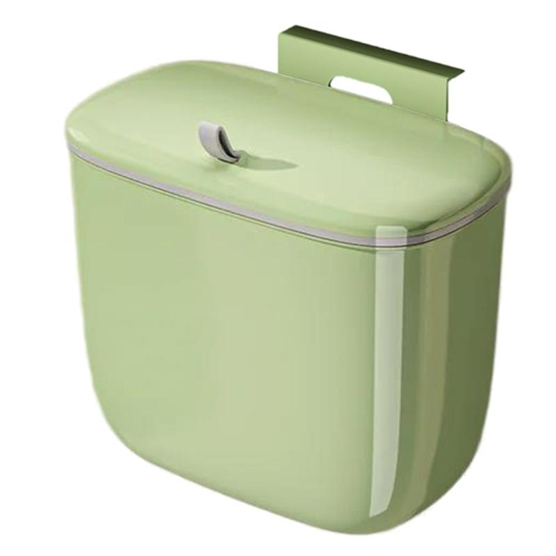 Trash Receptacle Garbage Container Space Saving Kitchen Sink Trash Can with Lid