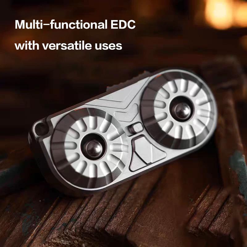 Owl EDC Magnetic Push Slider Stainless Steel Fidget Slider Toy Office Desk Toys ADHD Anxiety Stress Toys For Adult Gift