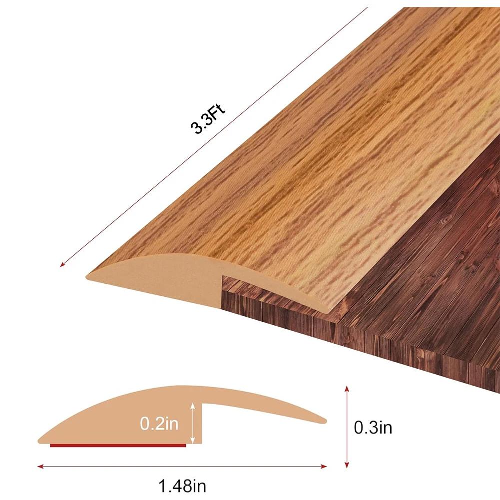 Self-adhesive Seam Strip PVC Flooring Threshold Transition Sealing Strips Floor Threshold Anti-collision Seam Edge Trim