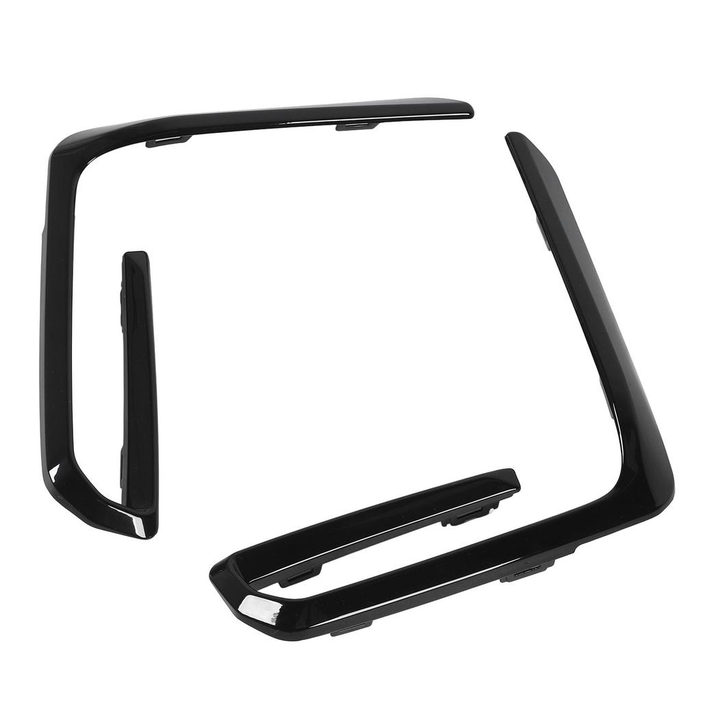 1 Pair Front Bumper Fog Light Grille Trim Cover Molding for X5 G05 M50 Pre‑LCI 2019 To 2023