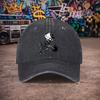 Pc Unisex Skull Welding Print Vintage Washed Baseball Cap  UnisexS Trendy Hat  Versatile Duckbill Cap  Fun Print  Unique Birt