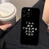 Coffee Friends TV Show Cover Phone Case For Iphone Apple 17 AIR 16E 16 15 14 13 12 11 Pro XR Max 8 7 Plus TPU Case Funda Shell