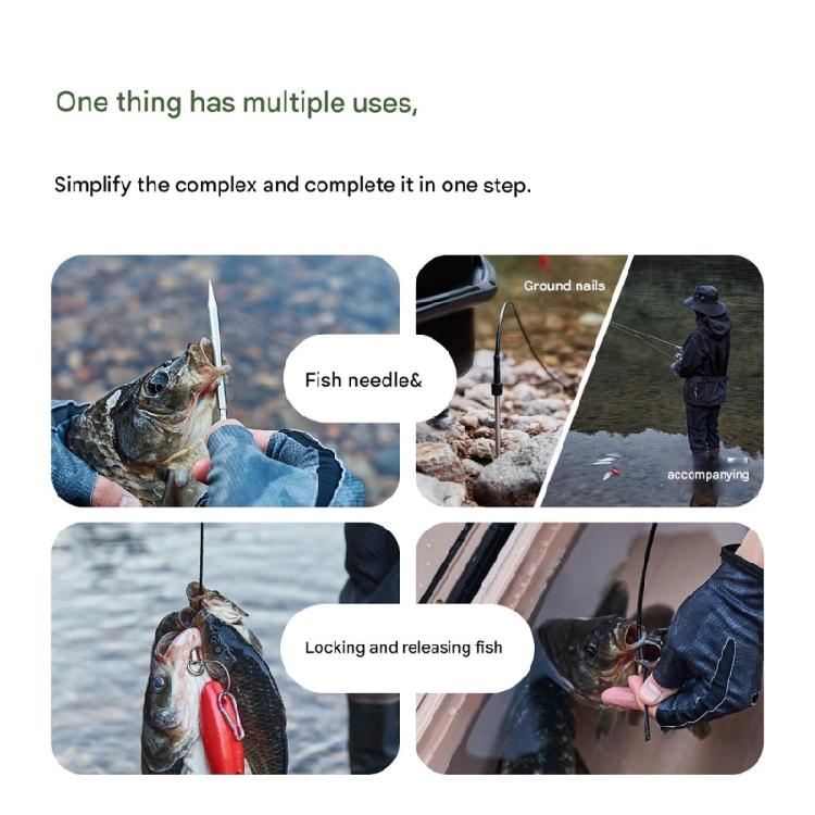 Speerfischen Fisch-Stringer Ersatz Fisch-Nadel Haken-Stringer mit Kabel und Schwimmkugel Angelzubehör Langlebig