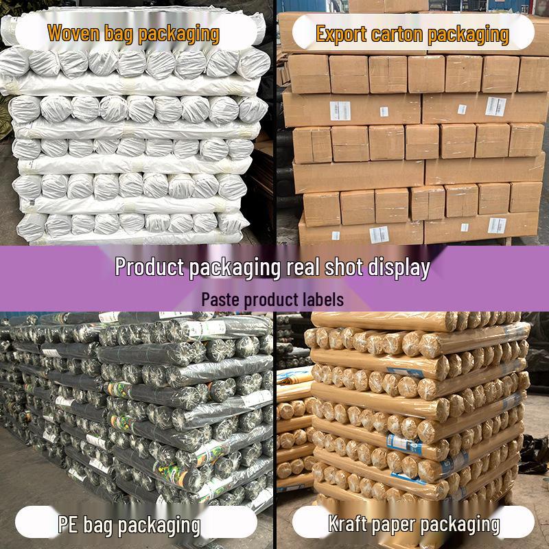 Black PP Weed Barrier Cloth: Breathable, Water-Permeable Ground Cover for Orchards and Gardens