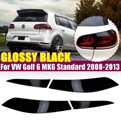 For VW Volkswagen Accessories Golf 6 MK6 Standard 2008-2013 Taillight Tail Lamp Light Eyelid Eyebrow Cover Trim