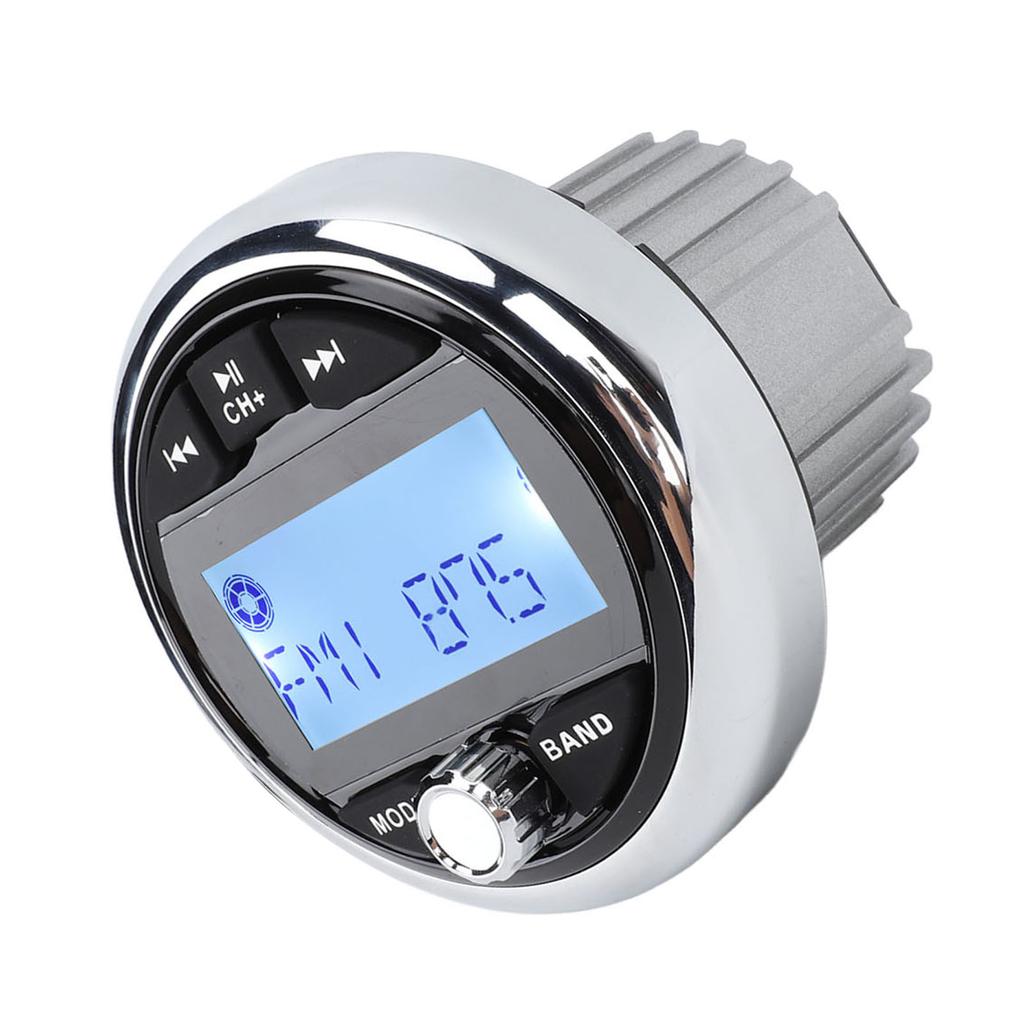 DC 12V Marine Stereo Receiver Bluetooth MP3 Player Digital Media Audio Music Receiver for Yacht RV Engineering Vehicle