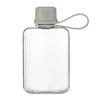 New 240ml/320ml Water Bottle Multicolor Rectangle Sports Kettle Plastic Clear Transparent Fruit Tea Cup Kettle Outdoor Sport