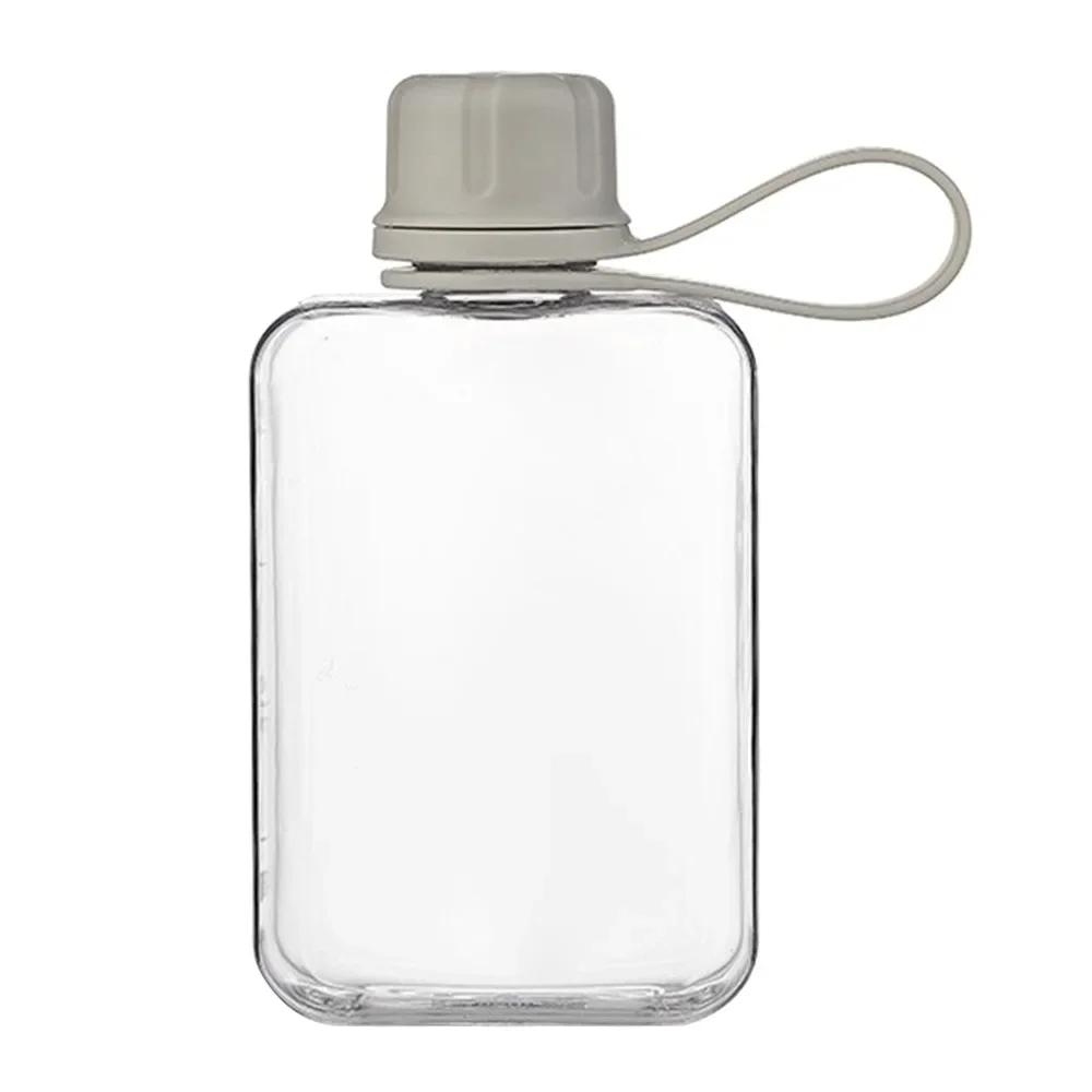 New 240ml/320ml Water Bottle Multicolor Rectangle Sports Kettle Plastic Clear Transparent Fruit Tea Cup Kettle Outdoor Sport