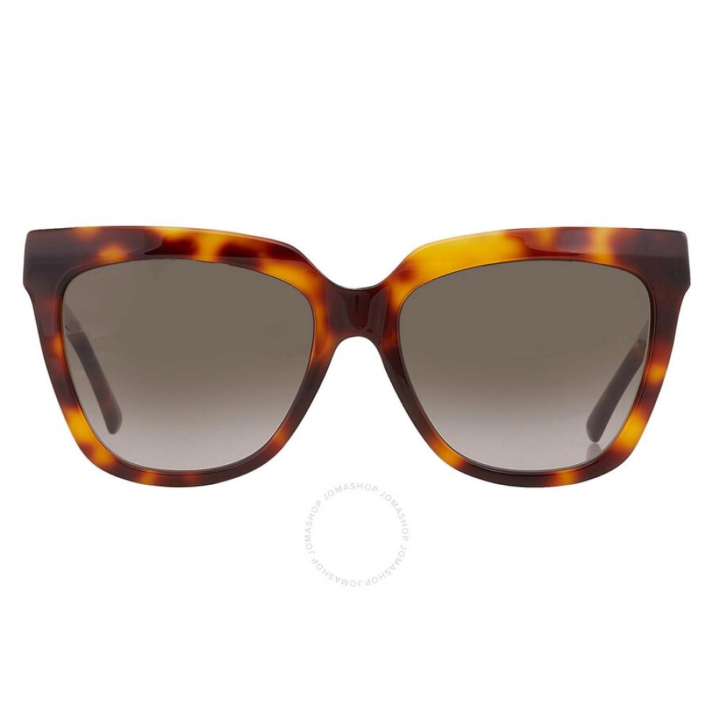 

Jimmy Choo Brown Gradient Cat Eye Ladies Sunglasses JULIEKA S 0086 HA 55