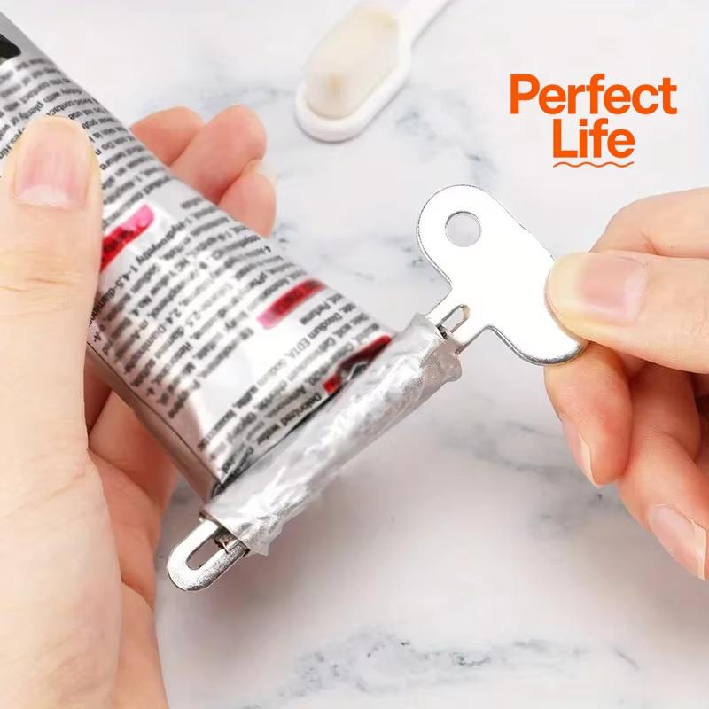 Cast Iron Toothpaste Tube Squeezer, Manual Toothpaste Dispenser, Bathroom Accessories Metal Tube Wringer, No Power Required