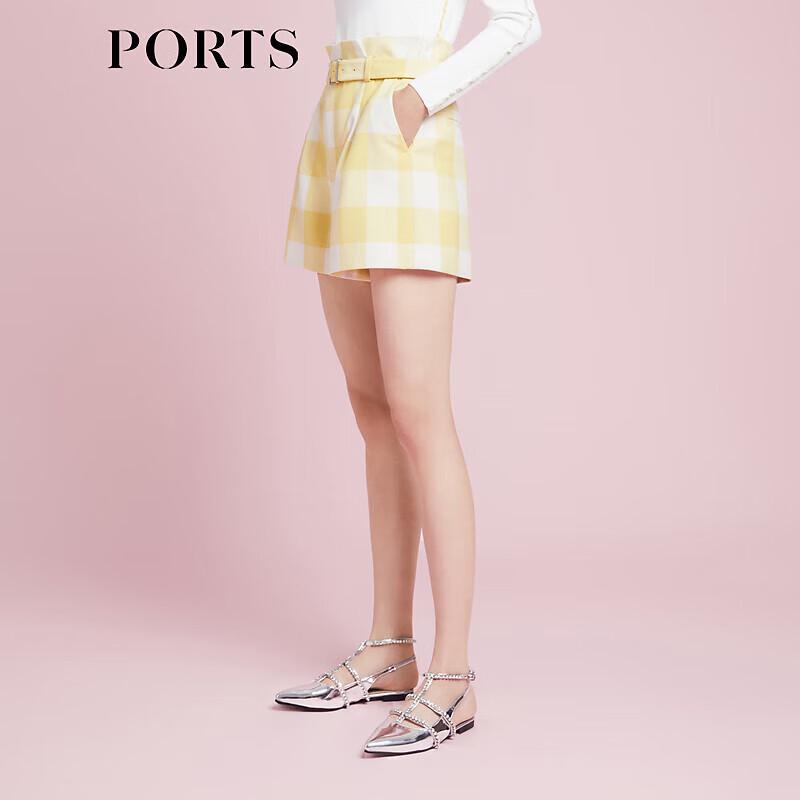 PORTS Women's Gingham Check Shorts