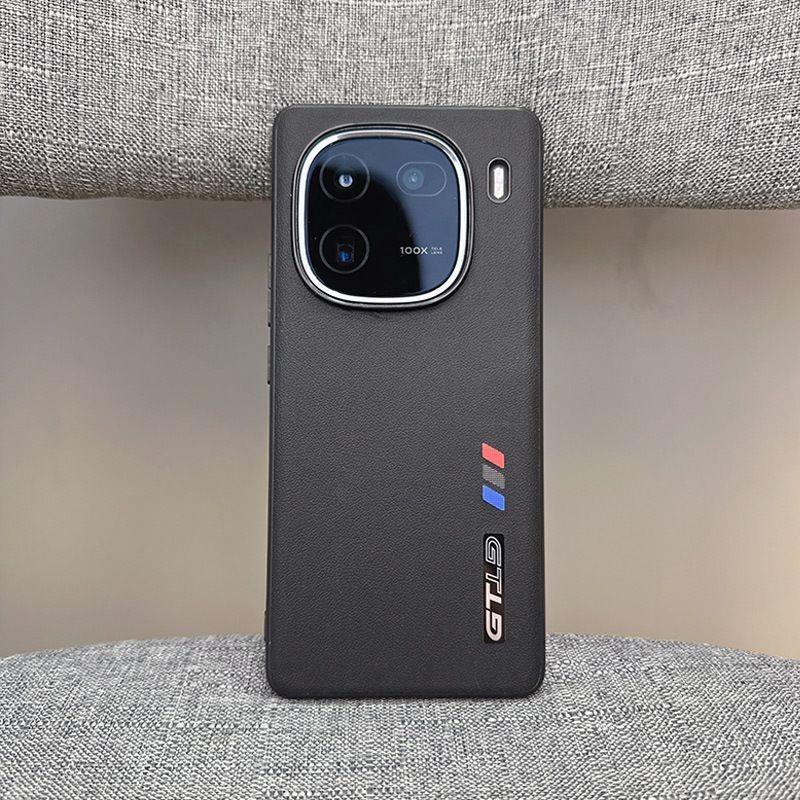For IQOO Z9 IQOO Z9 Turbo IQOO Co-branded BMW GT Design Tech Leather Shock Proof Case