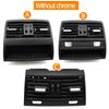 Rear Console Conditioner Fresh Air Ventilation Grille Compelet Part For BMW 5 Series F10 F11 520 523 525 528 530 64229172167