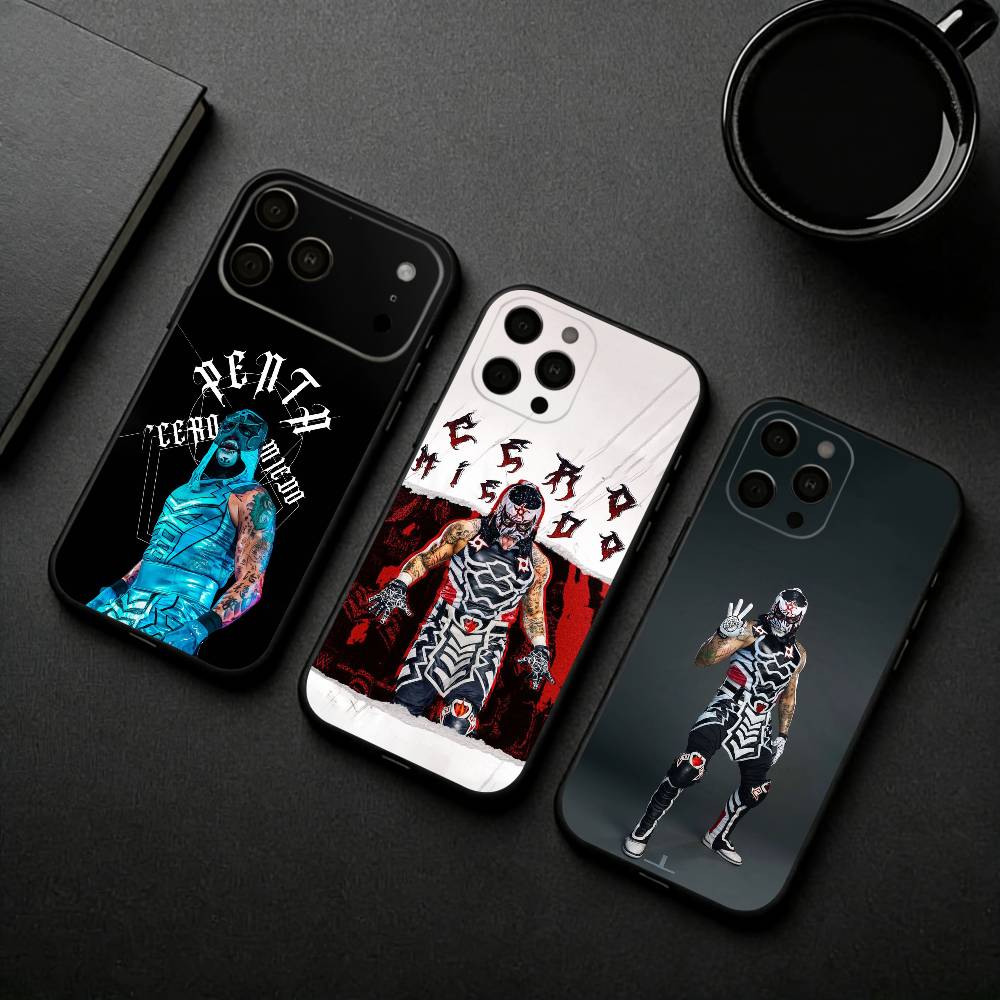 P-Penta Zero M-Miedo Phone Case For iPhone 17pro,16,15,14,13,12,11 Plus,Pro Max,XS,Soft Silicone Black Cover