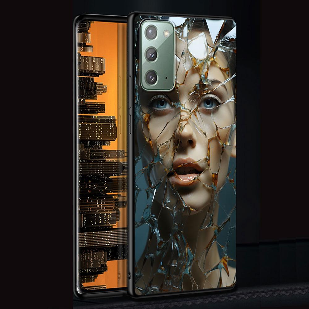 

Beauty Crush Girl Case for Samsung Galaxy Note 20 Ultra 10 Plus 9 8 TPU Phone Cover Note 10 Lite Black Soft Shell Funda Capa Samsung Note 8