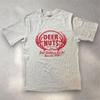 Bass Pro Shops Deer Nuts Graphic T- Shirt Gray Mens Small Just Under A Buck Tee