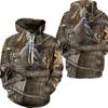 Hoodies 3D Print  Camouflage Animal Elk Wild Boar Boy Girl Casual Fashion Sweatshirts Oversized Hoodie Kids Pullovers Tracksuits
