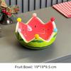 with Food Forks Salad Bowl Large Capacity Dessert Storage Plate Ceramic Fruit Plate  Dinnerware