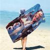 Personalized Elsa Olaf's Winter Magic Beach Towel Microfiber Beach Towel Thin Absorbent for Beach Swimming Yoga Bath Sports. 0910198