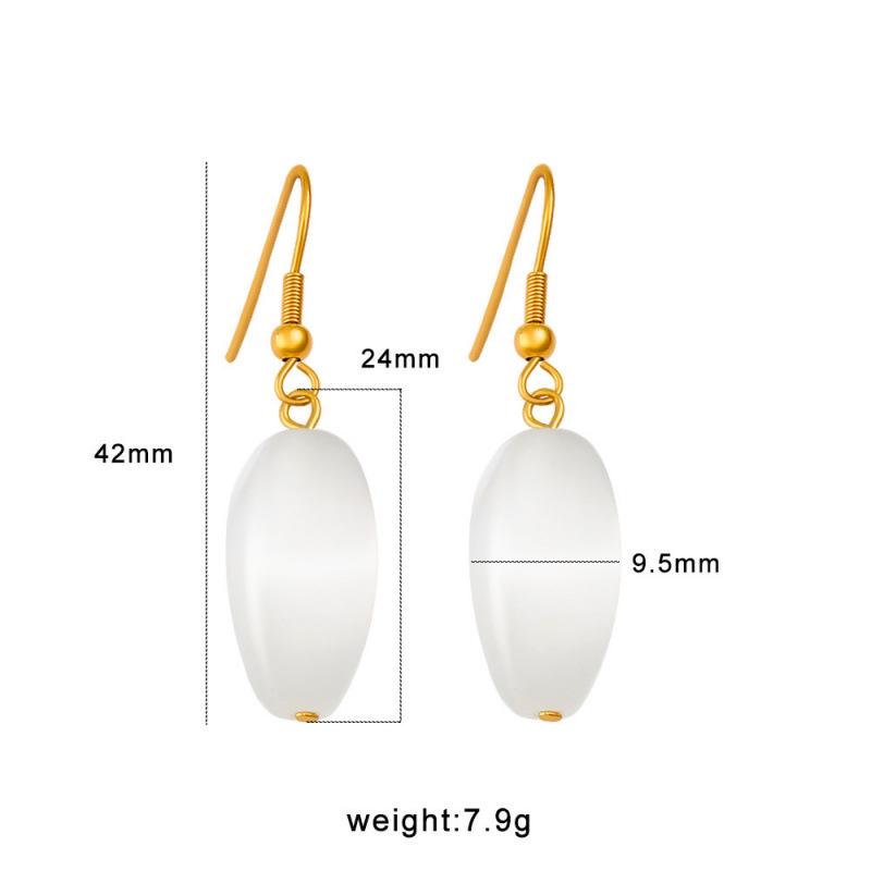 Meishi Duo Women s 18K Water Drop Heart Pink Crystal & Snake Shape Rhinestone Titanium Steel Earrings.