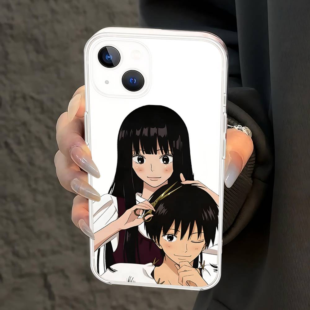 Cute K-Kimi Ni Todoke Phone Case Soft Transparent Case For IPhone 17 16 15 14 13 12 11 Pro Max Mini Plus Cover Case