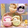 Cute Plush Cartoon Puppy Bakery Surprise Pudding Keychain For Headphone Storage And Decoration