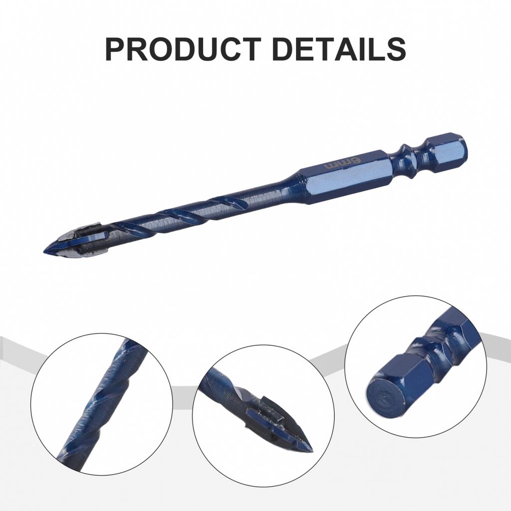 Eccentric Drill Bit Glass Tile Drill Bit Triangular Spiral Drill