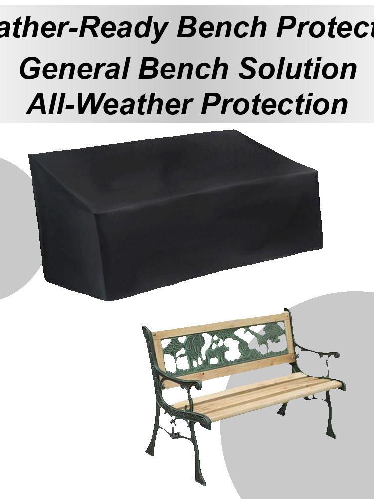 

Outdoor Garden Bench Cover Waterproof Chair Cover Weather Resistant Patio Furniture Cover Oxford Fabric Bench Cover for Lawn Yar China Mainland