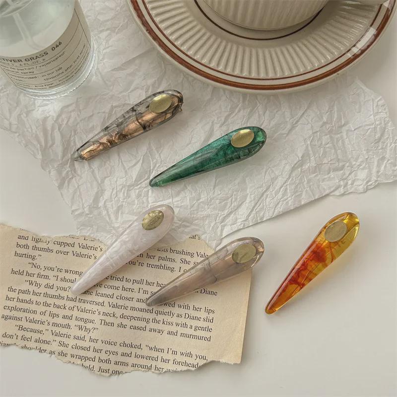 2023 Trendy Hairpin: Women's Duckbill Clip for Forehead, Side Hair & Bangs - Elegant Headdress