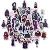 50 2D Dark Goth Lolita Lolita Cartoon Graffiti Stickers Rose Girl Gothic Style Stickers