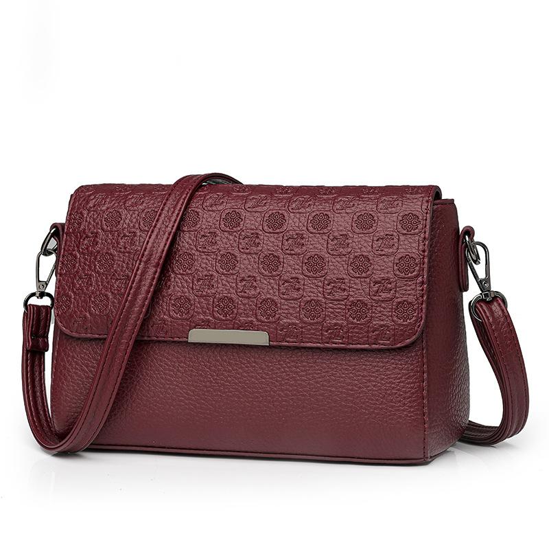 Women's Bag PU Middle-aged Mother Bag Shoulder Bag Crossbody Bag