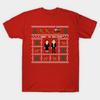 Asian Size Men Black Print T-shirt I Want To Believe In Ugly Christmas No-Cut Heat Transfer Print Cotton Tshirt