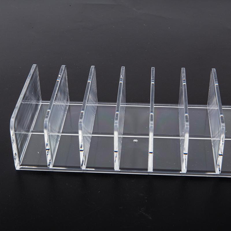 Organizator paleta de fard de pleoape Cutie de depozitare cutie de praf Compartiment pentru suport pentru machiaj