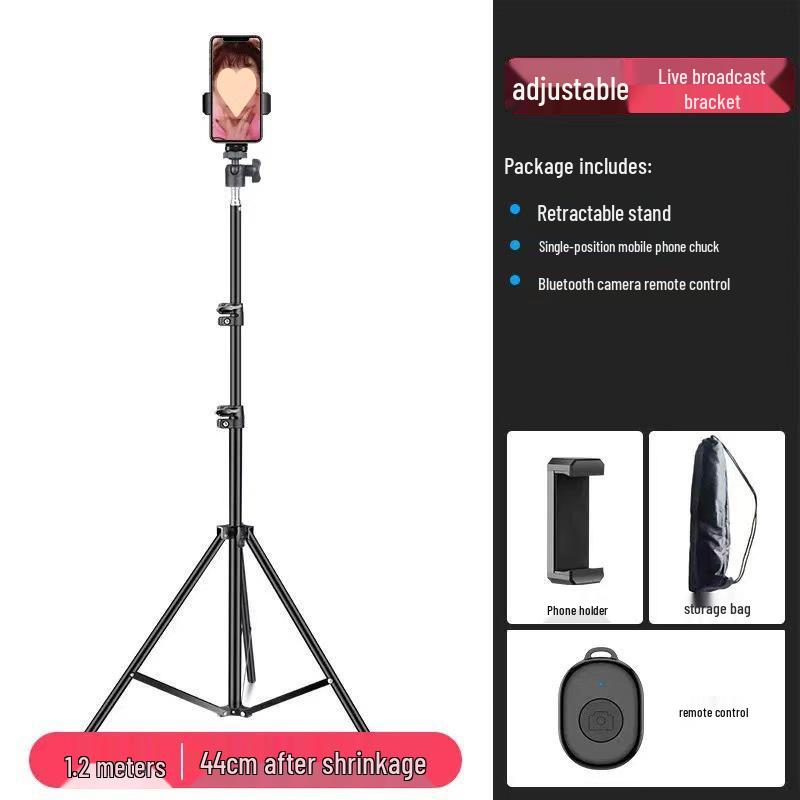 Universal Multi-Functional Anti-Shake Tripod for Mobile Photography & Live Streaming