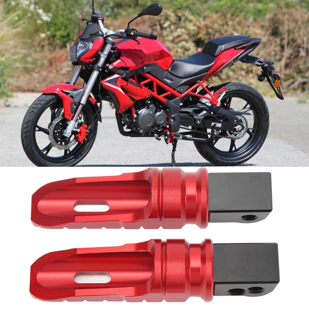 1 Pair Motorcycle Rear Foot Pegs CNC Process T6063 Aluminum Alloy Replacement For     252R 2021‑2022