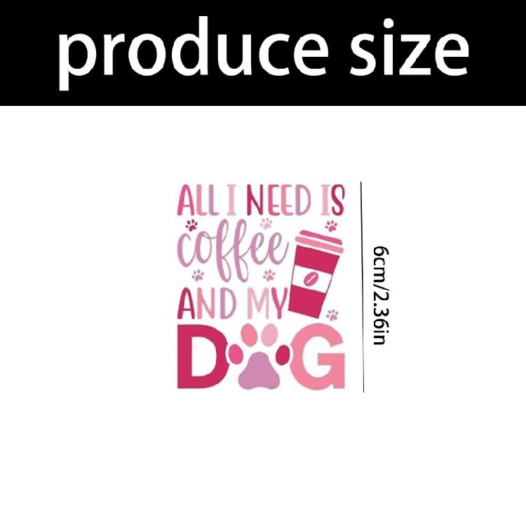 Pack of 6 Mother's Day Special Decorative Sticker Alphabets Sticker Sheets Set For Unique Cup Drinkware Decorations