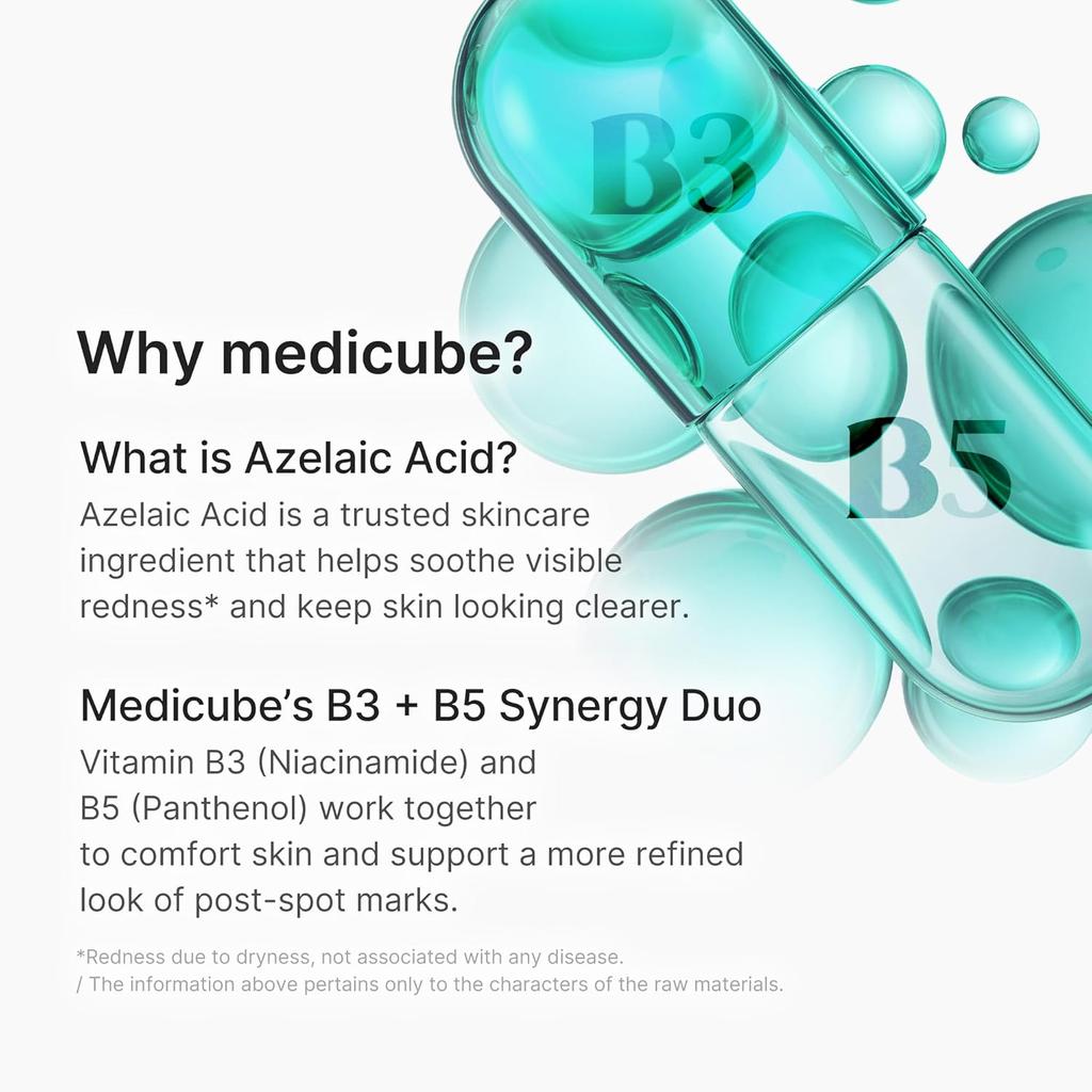 Medicube Azelaino rūgštis 10 BB Raminamasis serumas 30ml